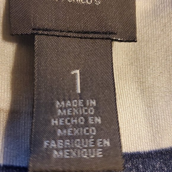 CHICO'S TRAVELERS Faux Wrap Dress Size 1 (M/8) - Picture 6 of 8